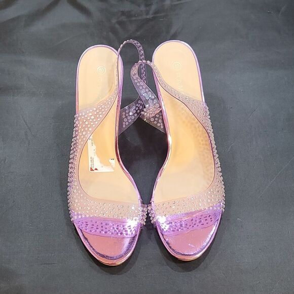 BRAND NEW RAMPAGE WOMEN'S EMBELLISHED MID HEELED SANDALS - Picture 2 of 14